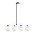 Lampa wisząca MALIA 4 WHITE/GOLD