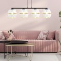 Lampa wisząca MALIA 4 WHITE/GOLD