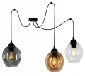 Lampa Nowoczesna Wisząca Szklana #589 