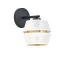 Kinkiet MALIA K1 WHITE/GOLD