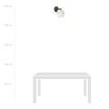 Kinkiet MALIA K1 WHITE/GOLD