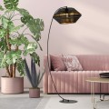 Lampa podłogowa MALIA LP BLACK/GOLD