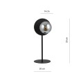 Lampa stołowa OSLO LN BLACK/GRAFIT
