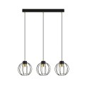 Lampa wisząca AJAX 3 BLACK/GOLD