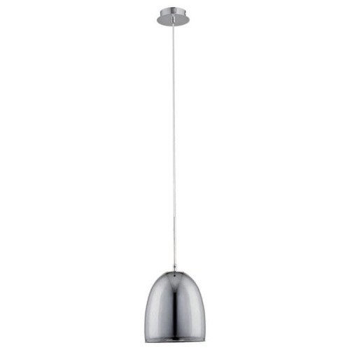 Lampa wisząca 1-punktowa nowoczesna RONDA CHROM/grafit