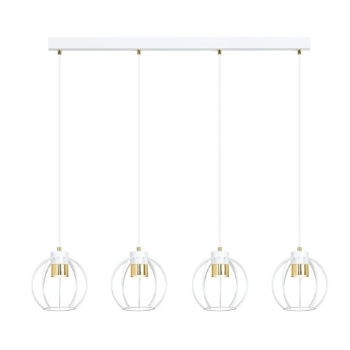 Lampa wisząca AJAX 4 WHITE/GOLD