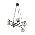 Lampa wisząca ESSA 5 BLACK/GRAFIT