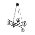 Lampa wisząca ESSA 5 BLACK/GRAFIT