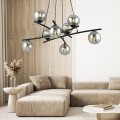Lampa wisząca ESSA 8 BLACK/GRAFIT