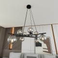Lampa wisząca ESSA 8 BLACK/GRAFIT
