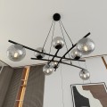 Lampa wisząca ESSA 8 BLACK/GRAFIT