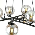 Lampa wisząca ESSA 8 BLACK/GRAFIT