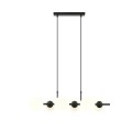 Lampa wisząca RORY 6 BLACK/OPAL