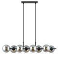Lampa wisząca RORY 8 BLACK/GRAFIT