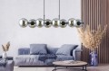Lampa wisząca RORY 8 BLACK/GRAFIT