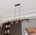 Lampa wisząca RORY 8 BLACK/GRAFIT