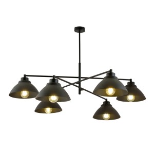 Lampa wisząca MAVERICK 6 BLACK