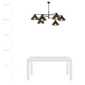 Lampa wisząca MAVERICK 6 BLACK