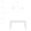 Lampa wisząca MAVERICK 2 WHITE