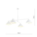 Lampa wisząca MAVERICK 4 WHITE