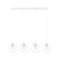 Lampa wisząca GINO 4 WHITE/GOLD