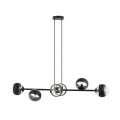 Lampa wisząca ROSSI 6 BLACK/STRIPE