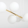 Lampa wisząca GRAVITY 6 WHITE/GOLD