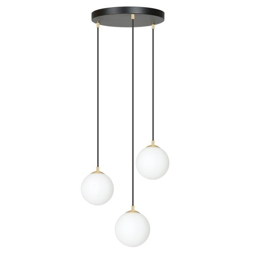 Lampa wisząca ROYAL 3 BLACK
