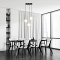 Lampa wisząca ROYAL 3 BLACK