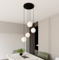 Lampa wisząca ROYAL 4 BLACK