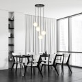 Lampa wisząca ROYAL 4 BLACK