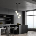 Lampa wisząca ROYAL 4 BLACK