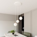 Lampa wisząca ROYAL 3 WHITE