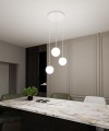 Lampa wisząca ROYAL 3 WHITE