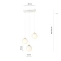 Lampa wisząca ROYAL 3 WHITE