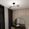 Lampa sufitowa ROMA 2 BLACK/GRAFIT