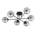 Lampa sufitowa ROMA 6 BLACK/GRAFIT