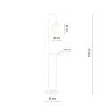 Lampa podłogowa BARI LP WHITE