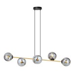 Lampa wisząca GRAVITY 6 BLACK/GRAFIT