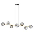 Lampa wisząca GRAVITY 8 BLACK/GRAFIT