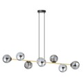 Lampa wisząca GRAVITY 8 BLACK/GRAFIT