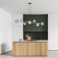 Lampa wisząca GRAVITY 8 BLACK/GRAFIT