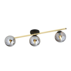 Lampa sufitowa SPLENDI 3 BLACK/GRAFIT