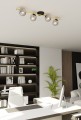 Lampa sufitowa SPLENDI 4 BLACK/GRAFIT