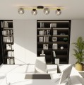 Lampa sufitowa SPLENDI 4 BLACK/GRAFIT