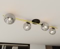 Lampa sufitowa SPLENDI 4 BLACK/GRAFIT