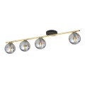 Lampa sufitowa MONZA 4 BLACK/GRAFIT