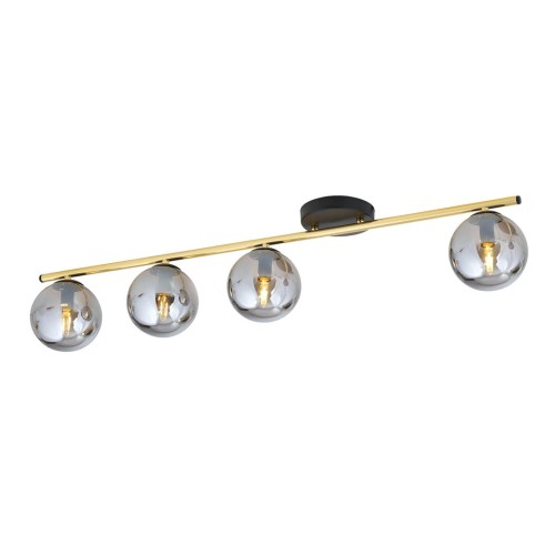 Lampa sufitowa MONZA 4 BLACK/GRAFIT