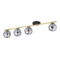 Lampa sufitowa MONZA 4 BLACK/GRAFIT