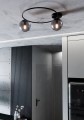 Lampa sufitowa SOPRA 2 BLACK/GRAFIT